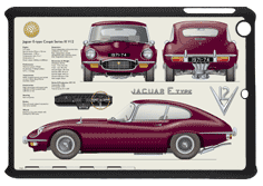 Jaguar E-Type Coupe S3 1971-74 Small Tablet Covers